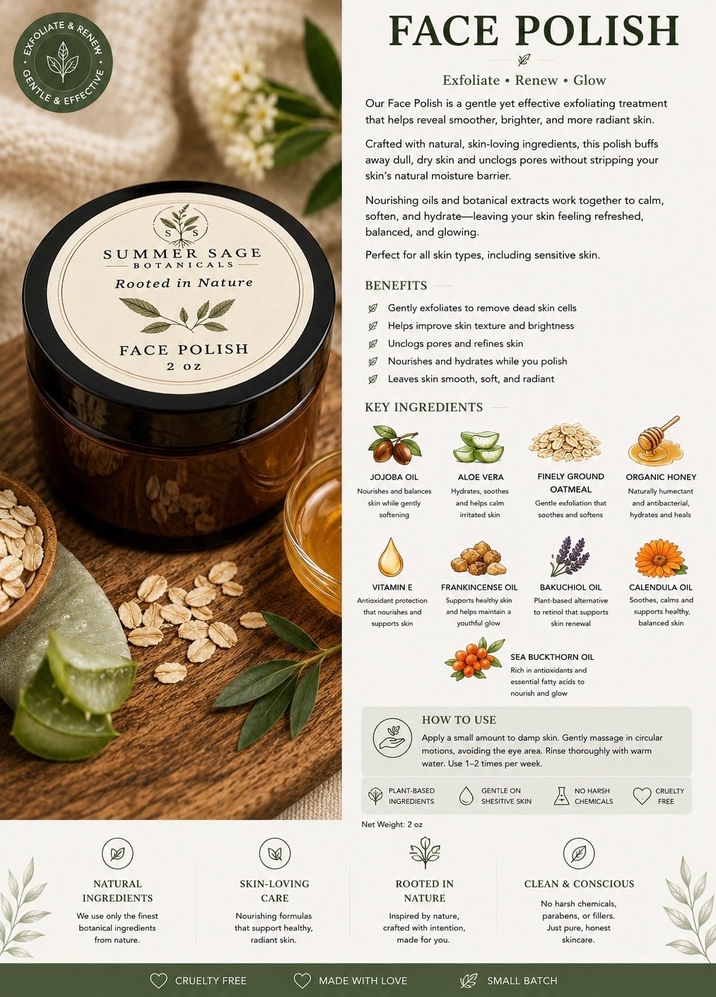 Face Polish Scrub